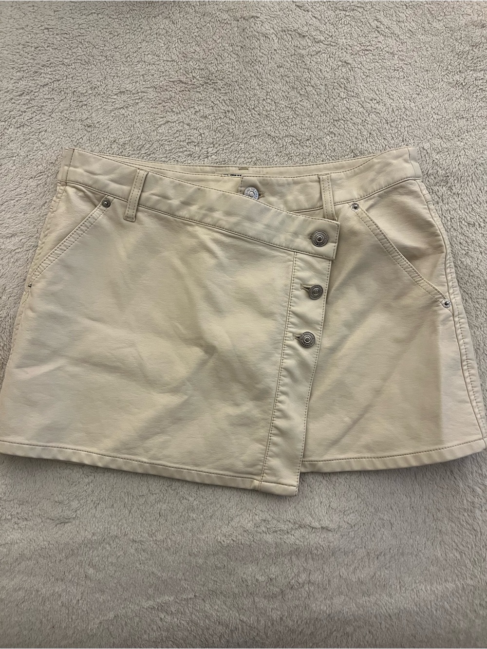 Women's Free People Wynne Vegan Leather Skirt